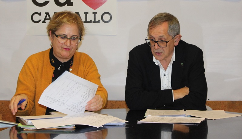 Beln Lendoiro e Evencio Ferrero presentaron a proposta de orzamento