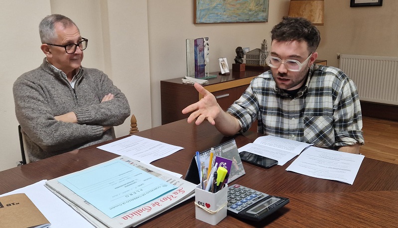 Evencio Ferrero e Ramón Varela presentaron o balance de contratación