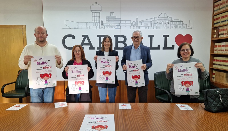 Iván Andrade, Maica Ures, Verónica Bolón, Evencio Ferrero e Isabel Regueiro