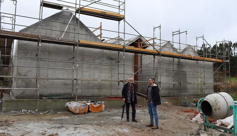 Evencio Ferrero e Daniel Pérez visitaron as obras