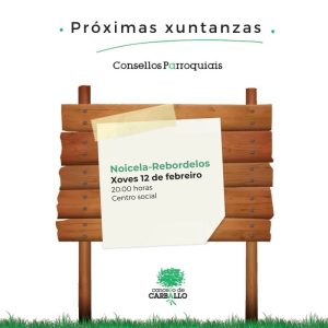 Xuntanza do consello parroquial de Noicela-Rebordelos
