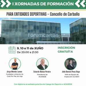 I Xornadas de formación para entidades deportivas