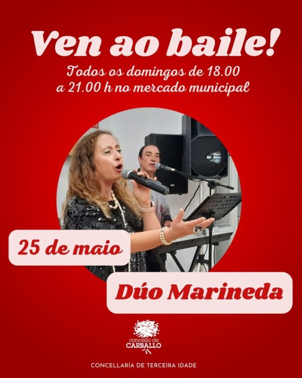 Ven bailar ao mercado municipal co dúo Marineda