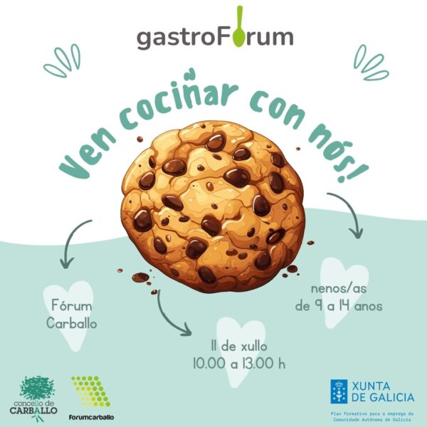 GastroFórum: Taller de cociña para nenos/as de 9 a 14 anos