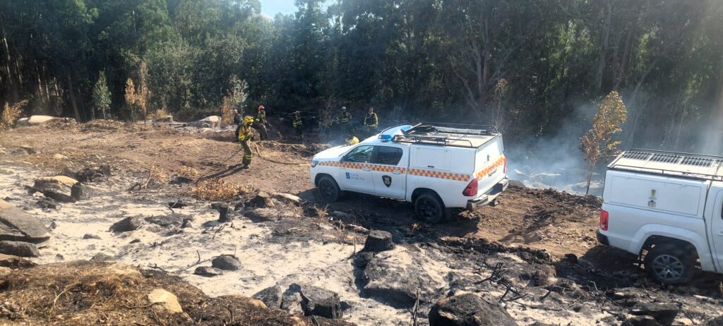 PROTECCIÓN CIVIL EN INCENDIO BALARES AGOSTO 2025