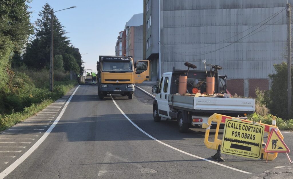 obras mantemento de vías agosto 2025