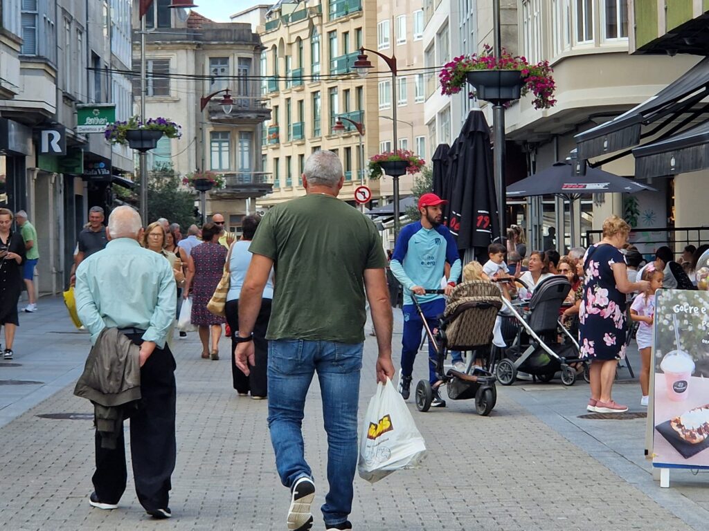 rua coruña feira terrazas