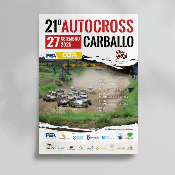 O 21º Autocross Carballo reunirá a 68 pilotos no circuíto municipal