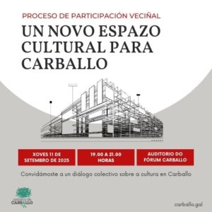 Proceso de participación para a definición de usos do futuro espazo cultural