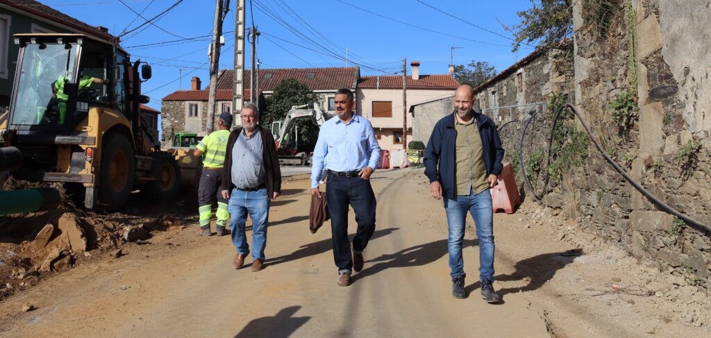 Visita obras estrada Sísamo