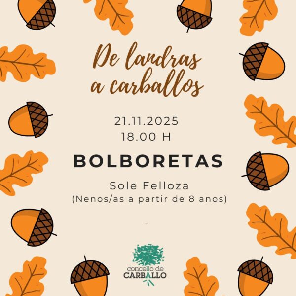 "De landras a carballos": Bolboretas, un espectáculo de Sole Felloza