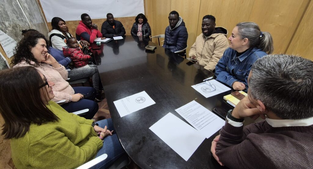 Reunión coa asociación Senegaleses de Carballo
