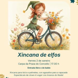 A xincana de elfos, primeira actividade de Nadal do 2026