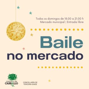 Programa de bailes no mercado, domingo a domingo