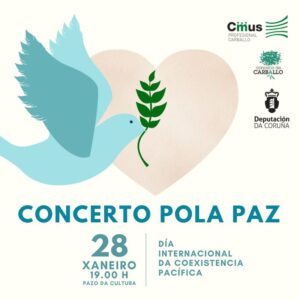 Concerto pola paz no Conservatorio Profesional de Música