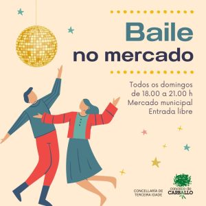 Baile no mercado municipal co dúo Élite