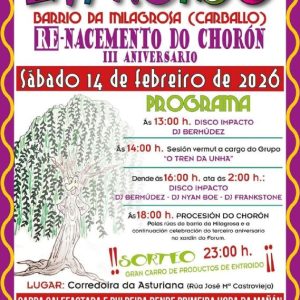 Re nacemento do Chorón 2026 - A Milagrosa