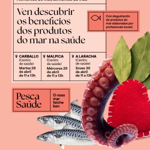 O proxecto "Pesca Saúde" chega ao centro de saúde de Carballo
