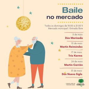 Toma nota do cartel de bailes para os domingos de maio