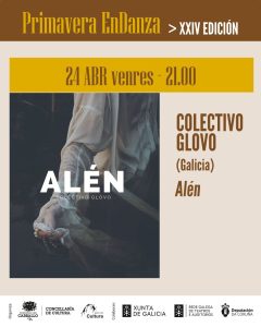 "Alén", unha co-produción de Colectivo Glovo e Concello de Carballo, na Primavera enDanza