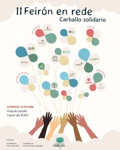 II Feirón en rede Carballo Solidario, o escaparate das entidades sociais