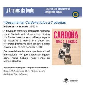 Estrea da curtametraxe documental "Cardoña, fotos a 7 pesetas"