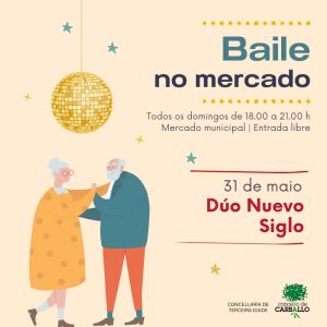 O Dúo Nuevo Siglo anima o último baile do mes de maio