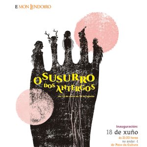 Cartel expo colectiva O susurro dos antergos