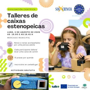 Obradoiros infantís de caixas estenopeicas