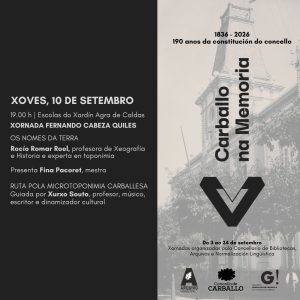 Carballo na memoria: Xornada Fernando Cabeza Quiles