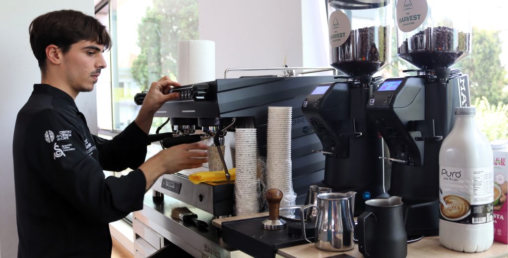 Cata de café no mercado municipal