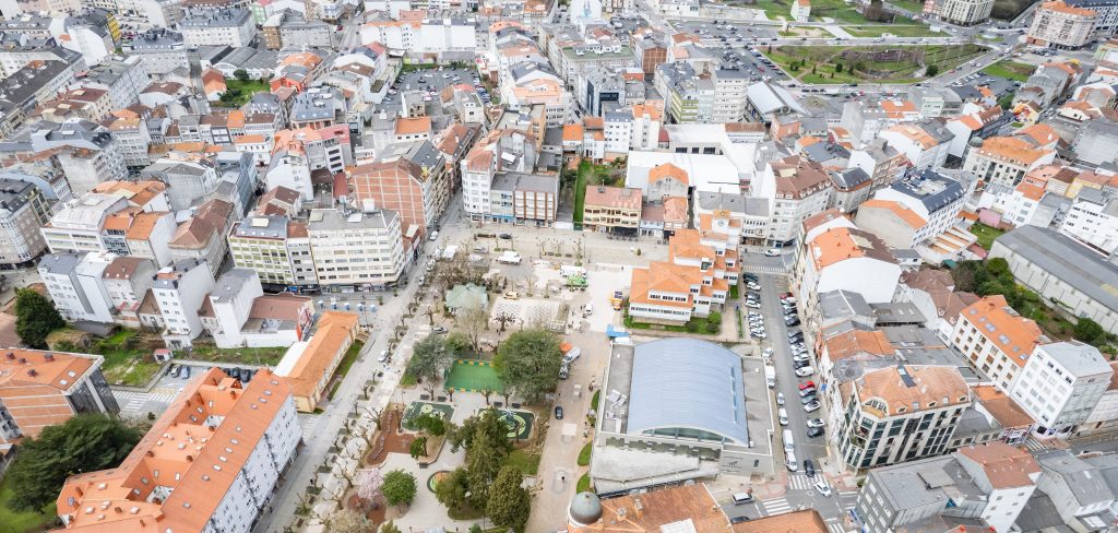 Praza do Concello - Dron