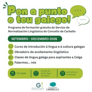 Pon a punto o teu galego! O Servizo de Normalización Lingüística lanza a súa formación gratuíta