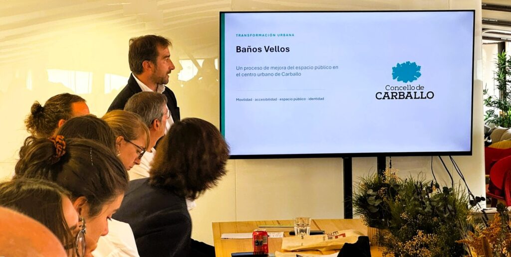 presentación plan director Baños Vellos no Colexio Oficial de Arquitectos de Madrid - COAM