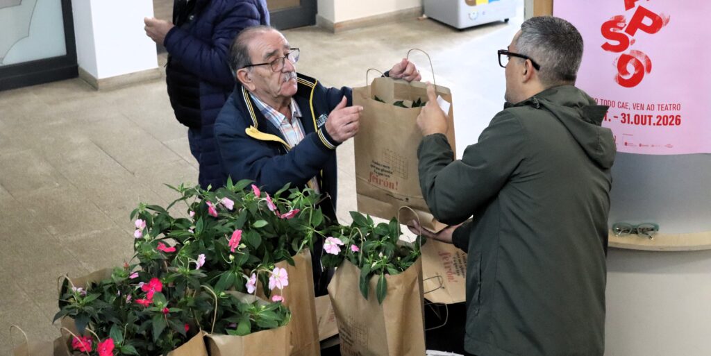 Reparto flores mercado