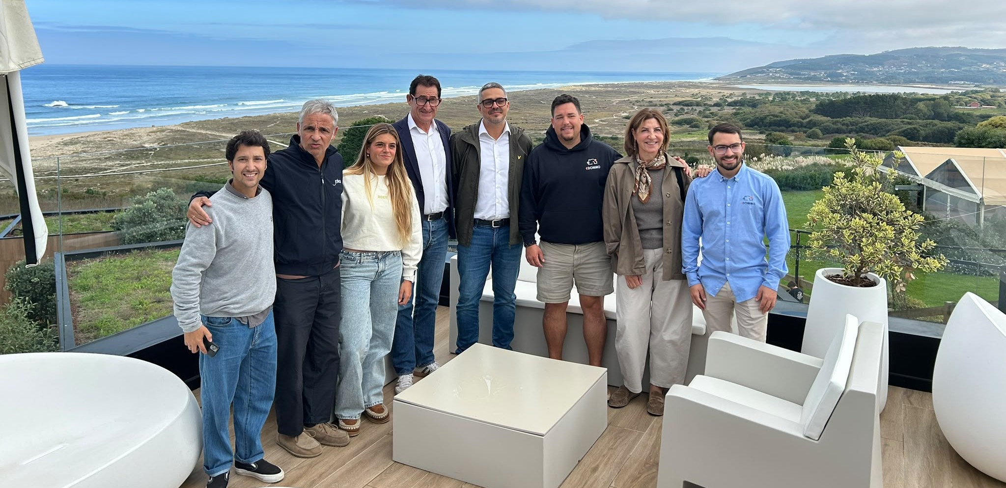 Razo hosts edommo surf pro, an international surfing event featuring 150 european athletes